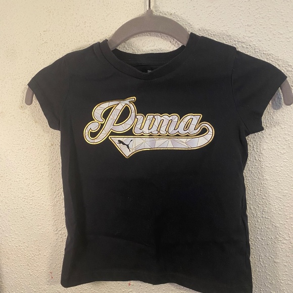Puma XS 4/5 Girls Short Sleeve T-shirt - Picture 1 of 2